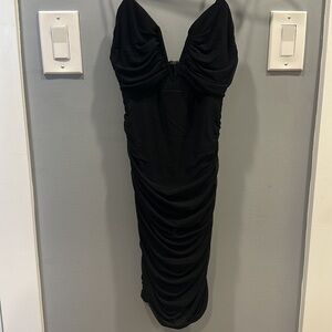 #NWT - little black dress! Plunge bodycon. Sage + Paige.